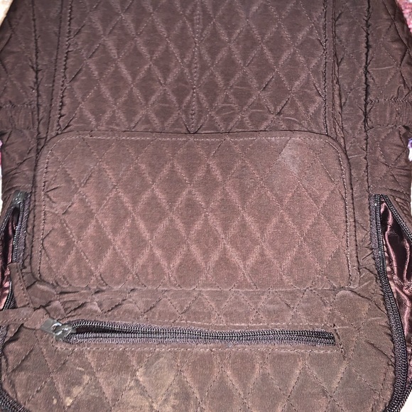 Vera Bradley backpack brown quilted pattern - Picture 8 of 16